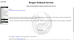 Desktop Screenshot of dragon-technical-services.co.uk